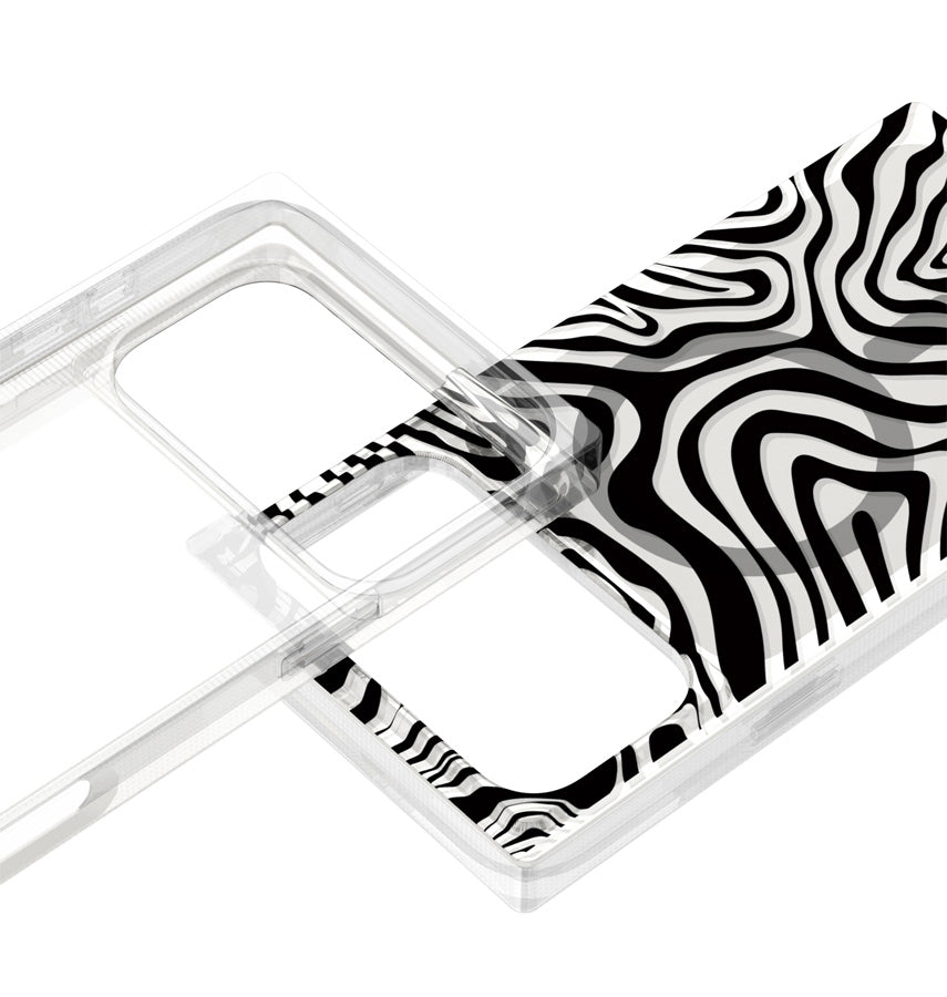 iPhone 17 Pro BoxedIn Case – Mono Swirl | MVR Slim Protective Cover, Modern Design, MagSafe Compatible image 3