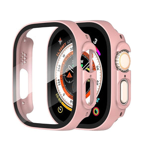 Apple Watch Ultra 2 49mm - Rose Gold | 360° Case - Matte Glass Shockproof Protection image 0