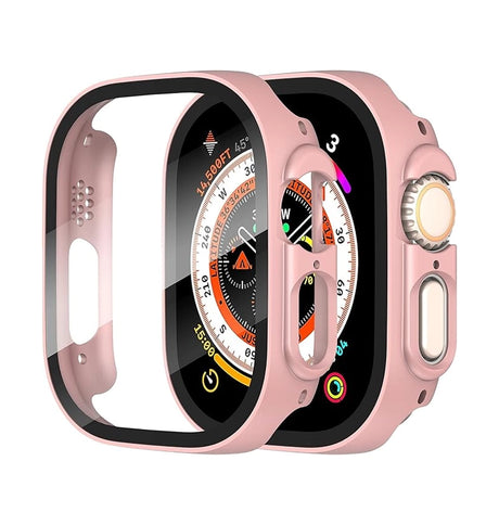 Apple Watch Ultra 2 49mm - Rose Gold | 360° Case - Matte Glass Shockproof Protection image 0