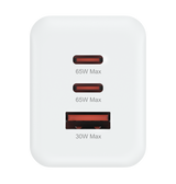 MVR 65W 3 Ports Wall Adapter (GAN-65) - White | SUPPORTS PD 3.0 & QC 3.0 image 1