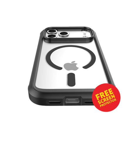 iPhone 17 Pro Max Case – Black | MVR Robust 360 Full Body Rugged Protection, Shockproof Design, Heavy Duty image 0