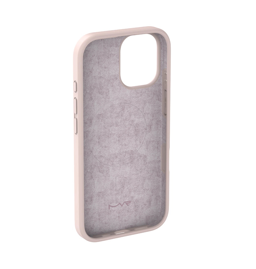 iPhone 17 Liquid Silicone Case – Blush | MVR Enhanced Grip Texture, Scratch Protection, MagSafe Compatible image 1