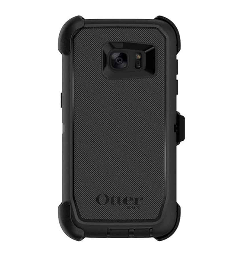 Samsung S7 Edge Case – Black | OtterBox Defender Cover with Rugged Protection & Drop Resistance image 0