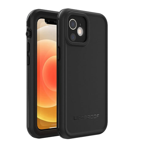 iPhone 12 Mini Case – Black | LifeProof FRE Waterproof, Dirtproof, Snowproof & Drop Protection Cover image 0
