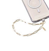 Case-Mate Chunky Chain Phone Wristlet – Universal Gold | Stylish & Durable Accessory for iPhone & Other Smartphones image 1