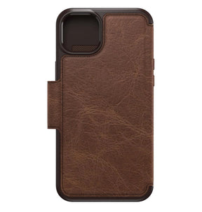 iPhone 14 Plus Case – Espresso | OtterBox Strada Cover with Slim, Wallet-Style Design & Drop Protection image 0