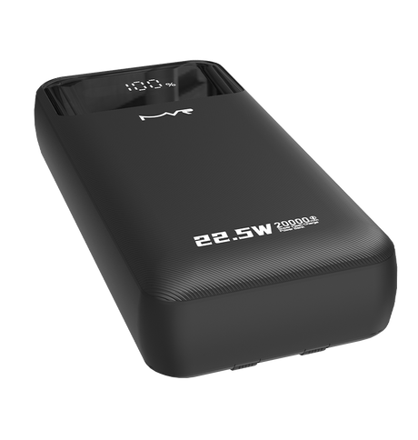 Rapid 20W Power Bank – Black | MVR Ultrafast Series, 20,000 mAh Capacity with Built‑in Cable image 3