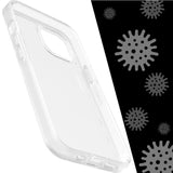 iPhone 14 – Clear | OtterBox Symmetry Series + Antimicrobial, Soft Touch Protective Cover image 2