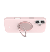 iPhone 16 MVR Liquid Silicone Stand Case - Pink Sand | Soft - Touch, Adjustable Kickstand image 3