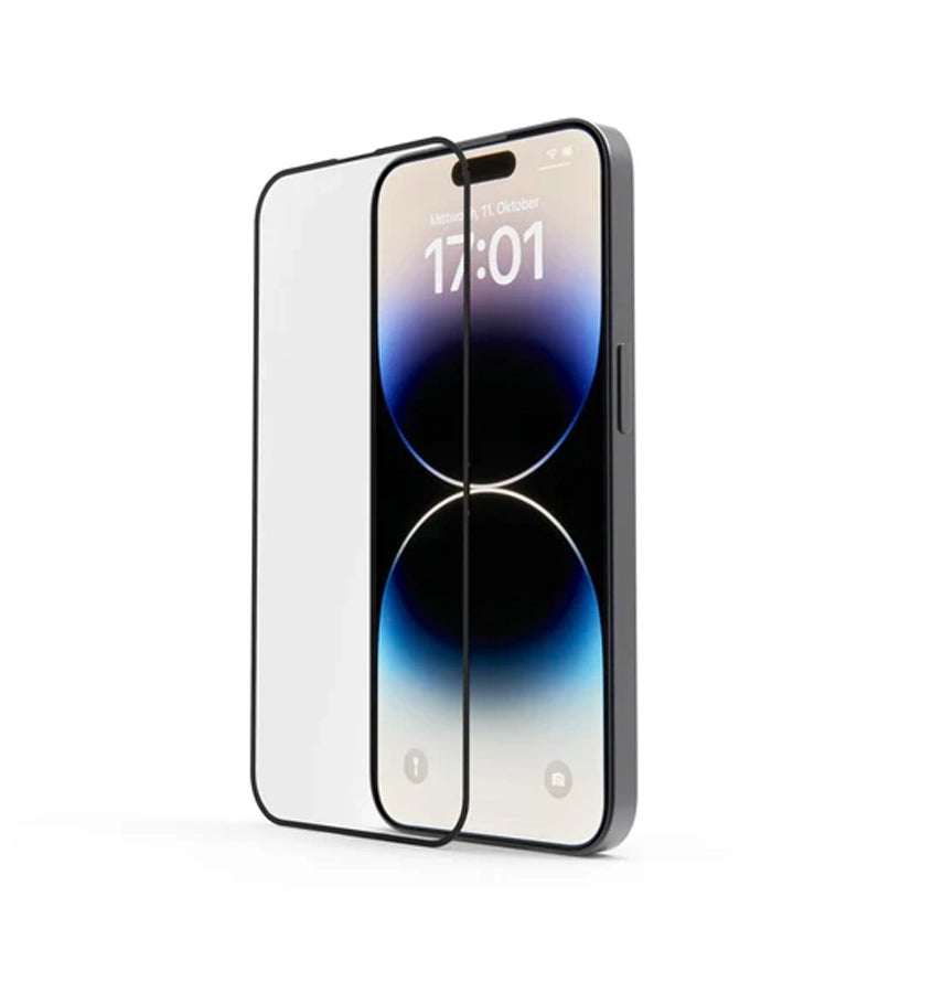 iPhone 17 Privacy Tempered Glass – Black | Anti-Spy 45° Privacy, 9H Hardness, Blue Light Filter image 0