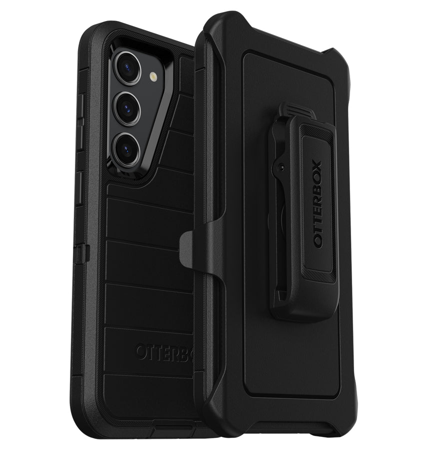 Samsung Galaxy S23 Case – Black | Otterbox Defender Series, Rugged Shockproof Back Cover image 0