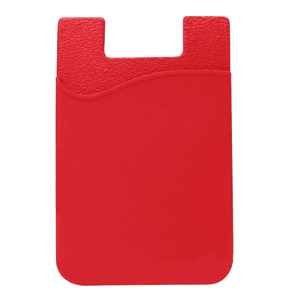 Silicone Credit Card Holder - Red | Universal Design For Smart Phones image 0