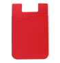 Silicone Credit Card Holder - Red | Universal Design For Smart Phones image 0