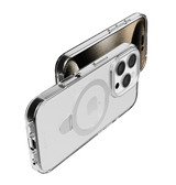iPhone 16 Pro Max MVR Stellar Stand Case - Silver | Built In Adjustable Kickstand Back Cover image 2