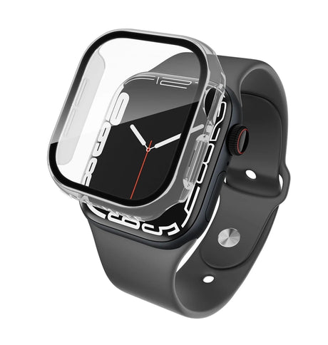 Apple Watch S10 Glass Matte Case (42mm) - Clear | 360° Protection with Built-in 9H Tempered Glass image 0