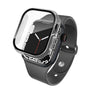 Apple Watch S10 Glass Matte Case (42mm) - Clear | 360° Protection with Built-in 9H Tempered Glass image 0