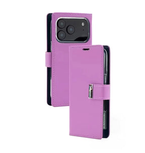 iPhone 17 Air Mercury Case – Purple/Navy | Rich Diary Design, Ultra-Slim, MagSafe Compatible image 0