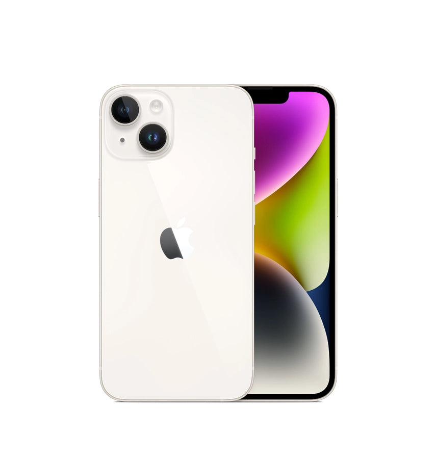 iPhone 14 Refurbished Device 256GB - Starlight |  Excellent Condition | 1-Year Warranty image 0
