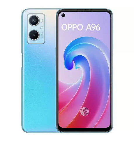 OPPO A96 Dual-SIM 128GB ROM + 8GB | 5000mAh Battery 4G Smartphone - Blue image 0