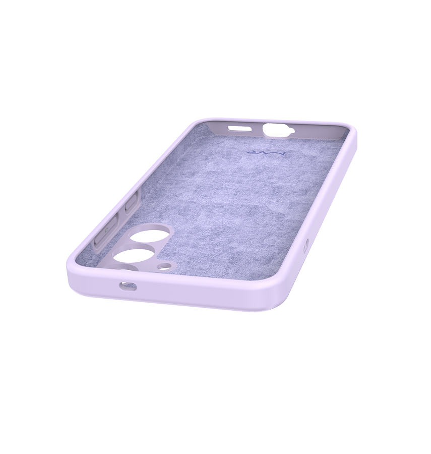 Smasung Galaxy S24 MVR Liquid Silicone Case - Lavender| Soft Touch Protective Cover image 2