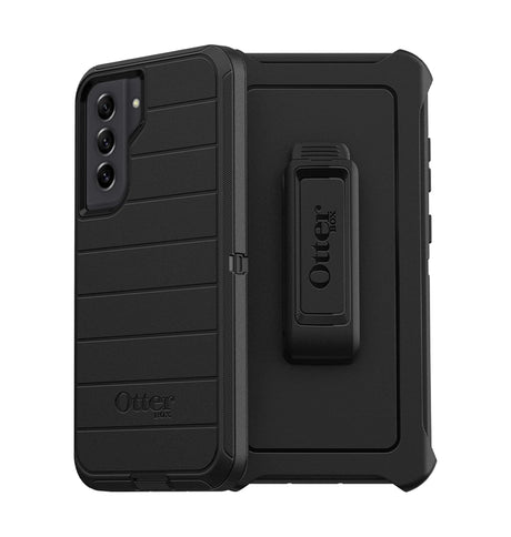 Samsung S21 FE Case - Black | OtterBox Defender Series, Scratch-Resistant Rugged Protective Back Cover image 0