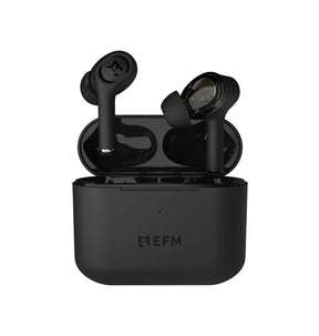 EFM TWS Atlanta Earbuds – Black | Dual Driver, Wireless Charging, Rich Audio Performance image 0