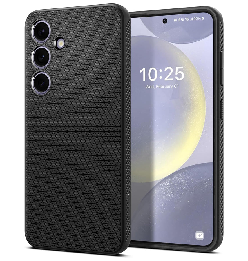 Samsung Galaxy S24 Case - Black | Triangle Texture Rugged Shockproof Cover image 0
