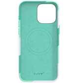 iPhone 15 Pro MVR Stripe Vibe Case - Mint Green | Perfect Fit Design, Soft Touch Protective Cover image 1