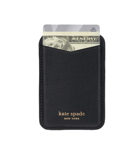 Kate Spade Magnetic Card Holder MagSafe – Black | Stylish & Durable Holder with Secure Magnetic Attachment image 0