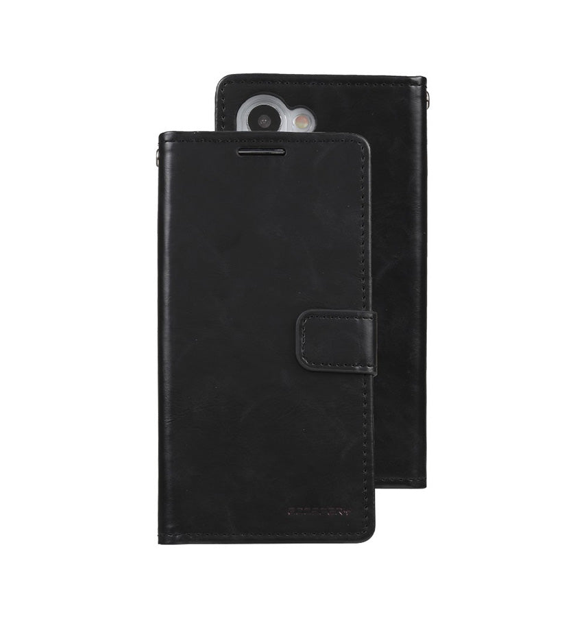 Samsung Galaxy S23 Mercury Bluemoon Diary Wallet Flip Case - Black | Shockproof Protective Cover image 0