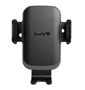 MVR T6 Car Phone Holder - Black | 15W Fast Charging, Secure Grip, Single Coil Design & Adjustable Arm image 0