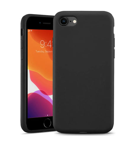 iPhone 6/6s/7/8/ SE (2nd Gen) Case - Black | Mercury Series Soft Touch Protective Cover image 0