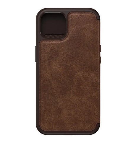 iPhone 13 Case – Espresso | OtterBox Strada Series, Soft Touch Protective Cover image 0
