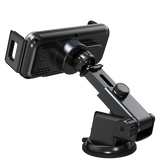 MVR Z1 15W Wireless Charging Car Holder with 90-Degree Rotation - Black image 4