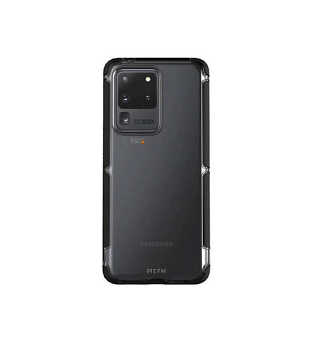 Samsung S20 Ultra Case – Black/Space Grey | EFM Cayman D3O Armour Series Rugged, Shockproof & Drop-Tested Protection image 0