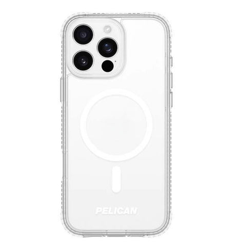 iPhone 16 Pro Max Case – Clear | Pelican Protector MagSafe Cover with Durable Drop Protection & Slim Design image 0