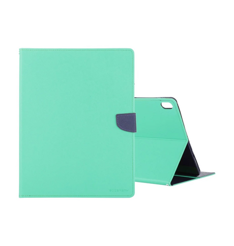 Apple iPad 10.9 (10th Gen) Mercury Fancy Diary Wallet Flip Case - Mint | Soft Touch Protective Cover image 0