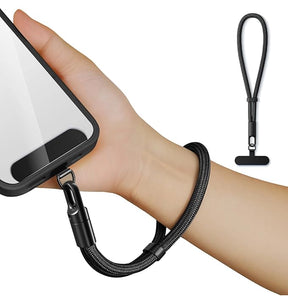 Universal Phone Wristlet - Black | Detachable Phone Lanyard Hand Wrist Strap image 0