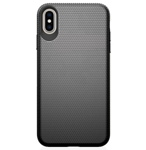 iPhone 6/6s/7/8/SE2 Triangle Pattern Case - Black | Rugged Shockproof Back Cover image 0