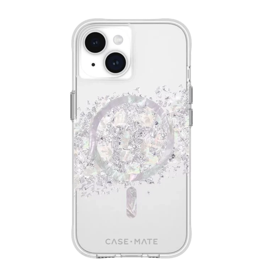 iPhone 15 Case-Mate Karat Magsafe Back Cover - Touch Of Pearl image 0