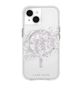 iPhone 15 Case-Mate Karat Magsafe Back Cover - Touch Of Pearl image 0
