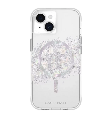 iPhone 15 Case-Mate Karat Magsafe Back Cover - Touch Of Pearl image 0
