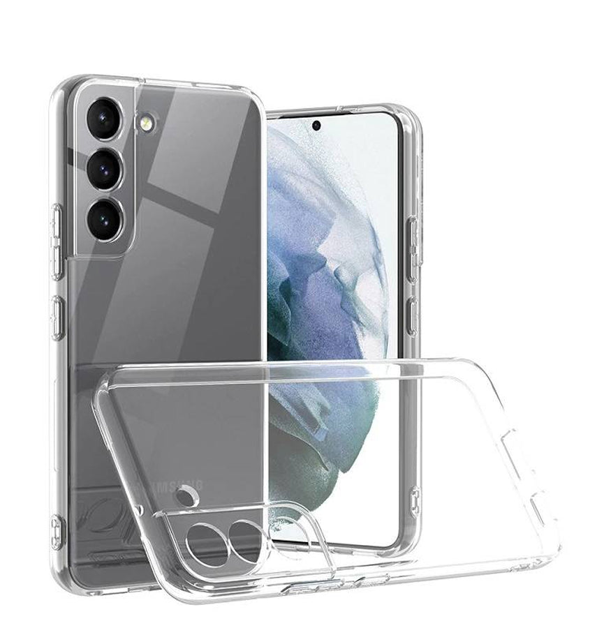 Samsung Galaxy S22 Transparent Case - Clear | Drop & Camera Protection, 2mm Hard Back Cover image 0