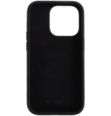 iphone 15 Plus MVR Liquid Silicone Case - Black | Soft Touch Protective Cover image 1