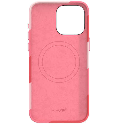 iPhone 15 MVR Stripe Vibe Back Cover - Pink Sakura image 1