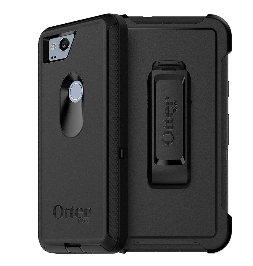 Google Pixel 2 Case – Black | OtterBox Defender Cover with Rugged Protection & Multi-Layer Defense image 3