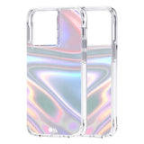 iPhone 13 Pro Soap Bubble Antimicrobial Case – Iridescent | Case-Mate Color-Shifting Design, Drop Protection, Wireless Charging Compatible image 2