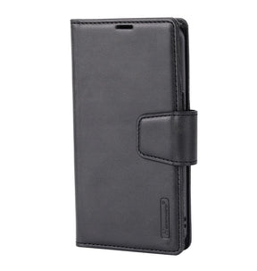 iPhone 17 Hanman Magnetic Detachable Leather Case – Black | Wireless Charging, Kickstand image 0