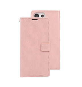 Samsung Galaxy S24 Ultra Mercury Bluemoon Diary Wallet Flip Case - Rose Gold | Shockproof Protective Cover image 0