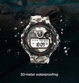 Amazfit T - Rex Camo Green Band - Rugged Silicone, Military - Grade Durability, Quick - Release Strap image 3